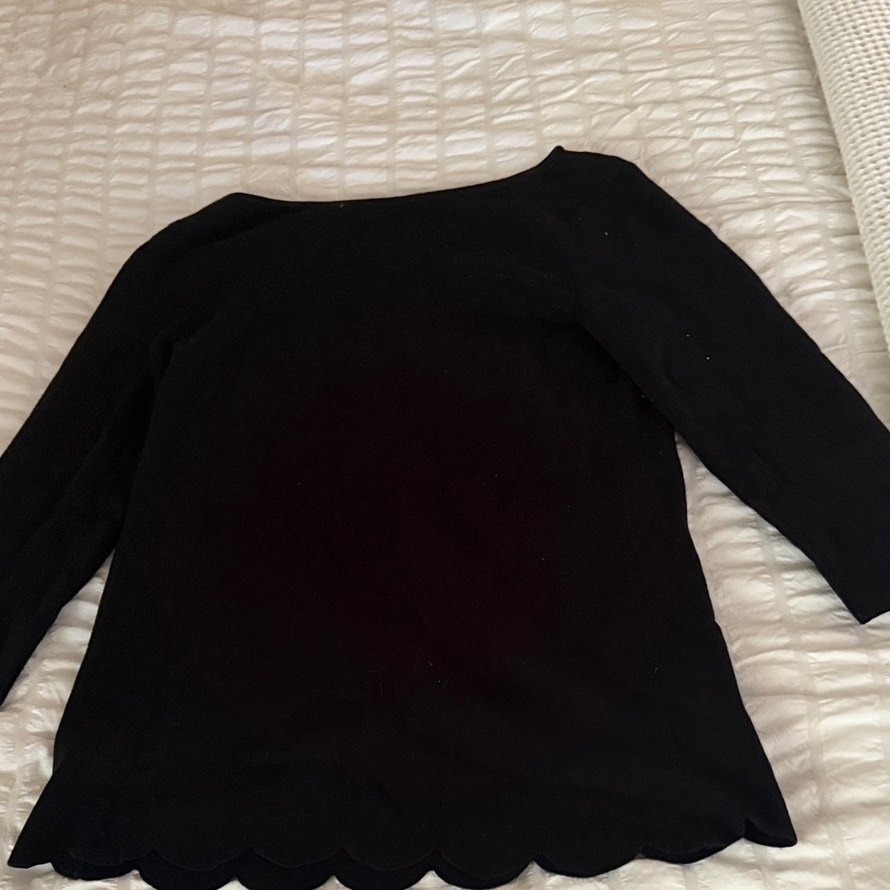 Talbots Black Crew Neck Sweater